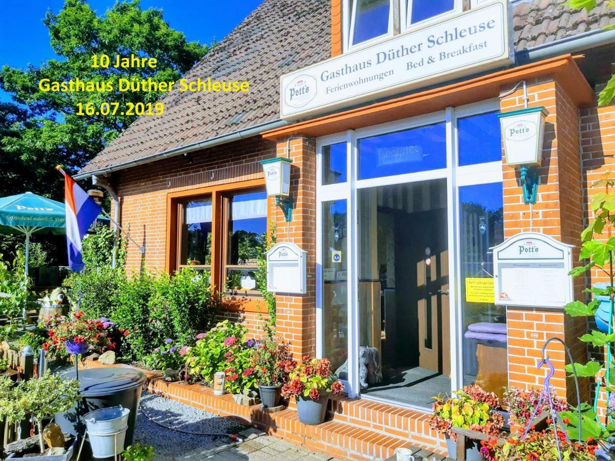 Gasthaus Duether Schleuse Duthe Екстер'єр фото